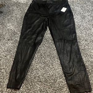 Brand new with tags free people faux leather pants/leggings